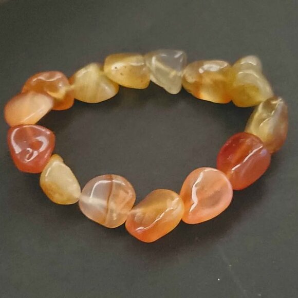 Carnelian Agate Bracelet - Picture 1 of 6